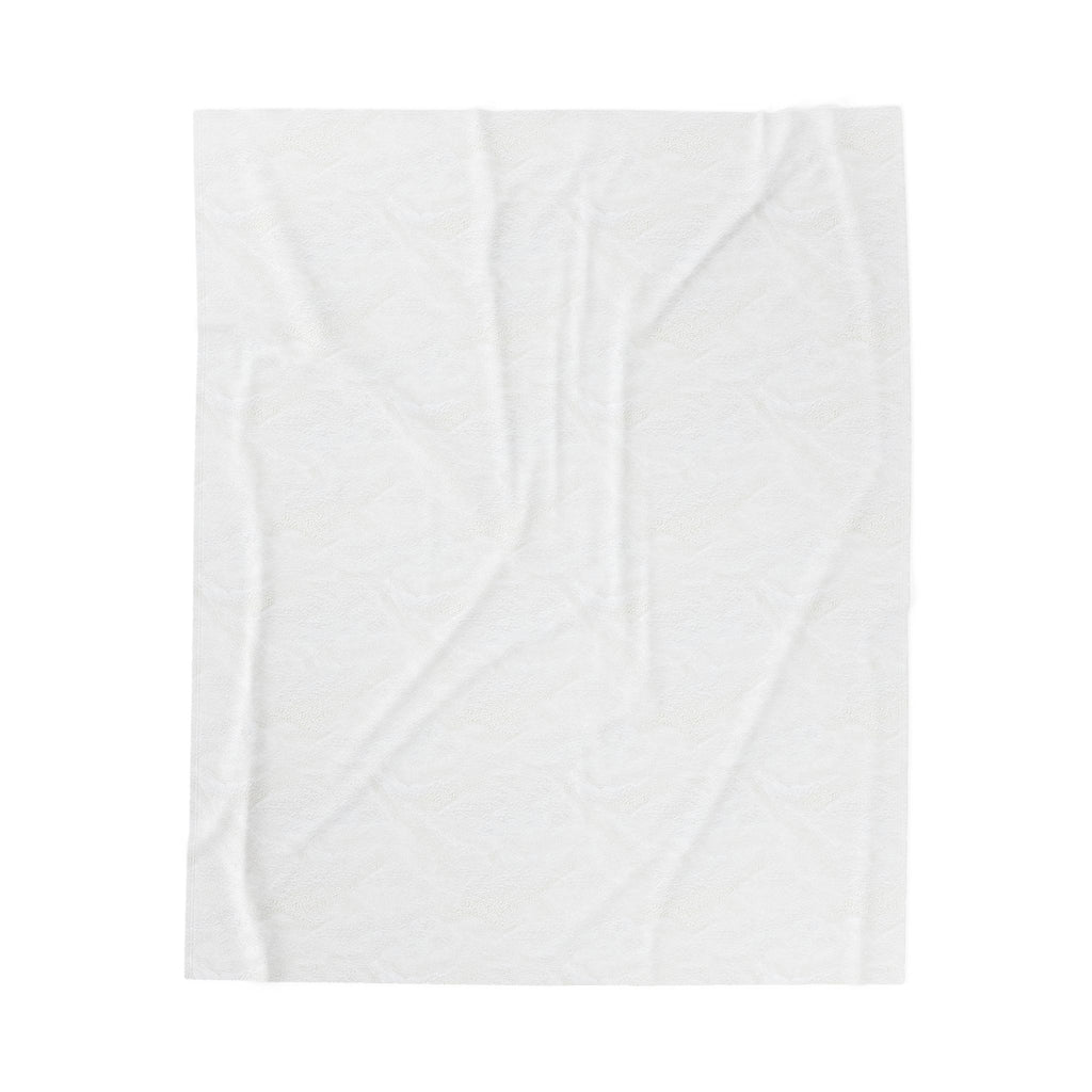 Neutral Geometric Plush Throw Blanket