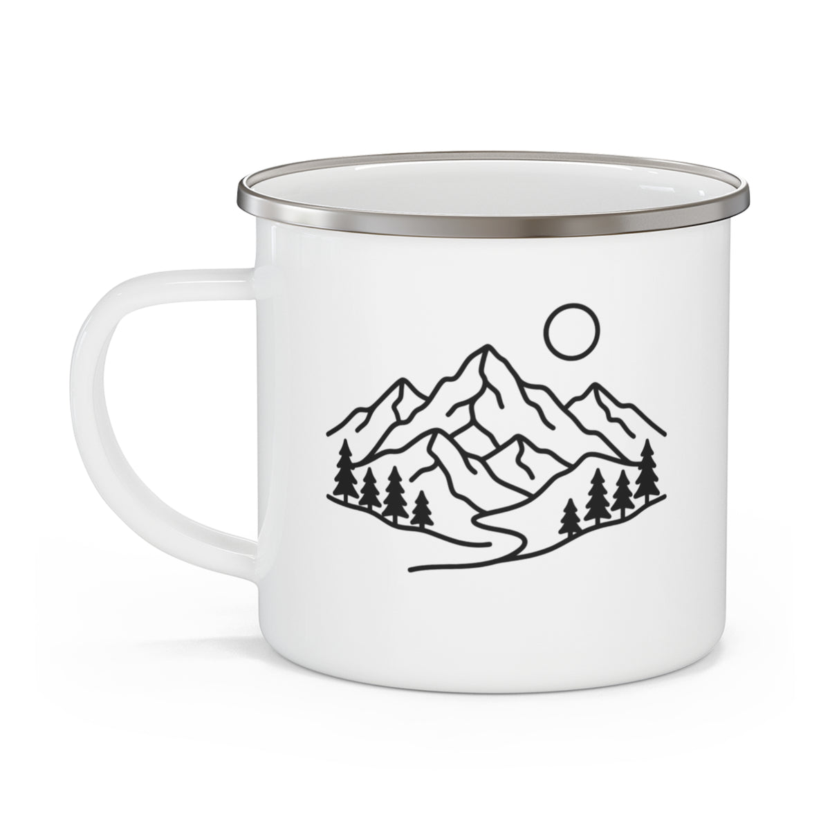 Mountain Enamel Camping Mug