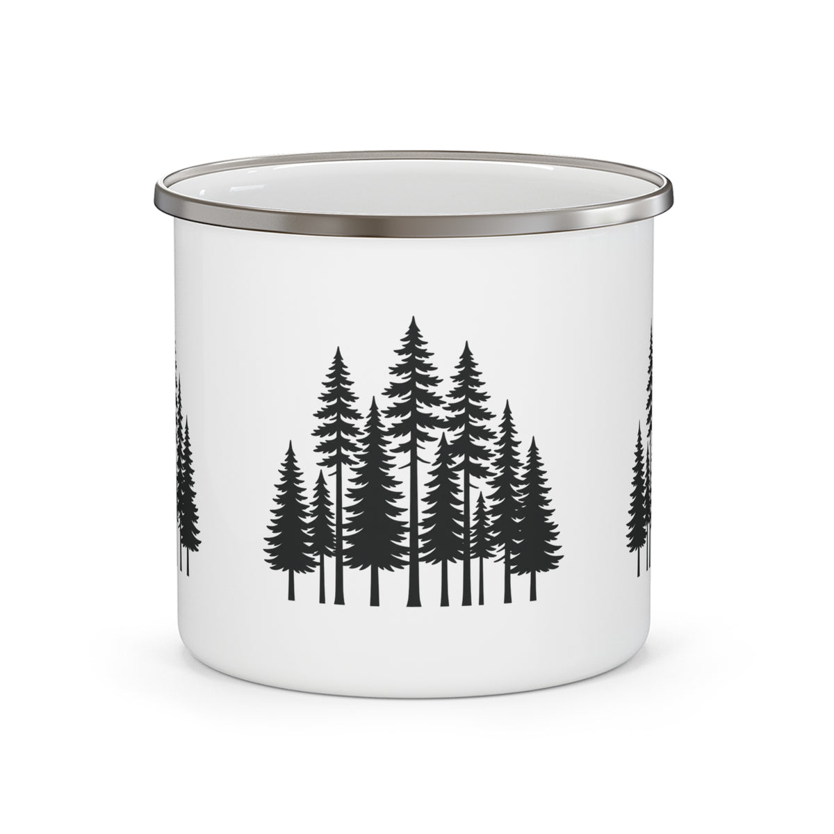 Black Pine Enamel Camping Mug