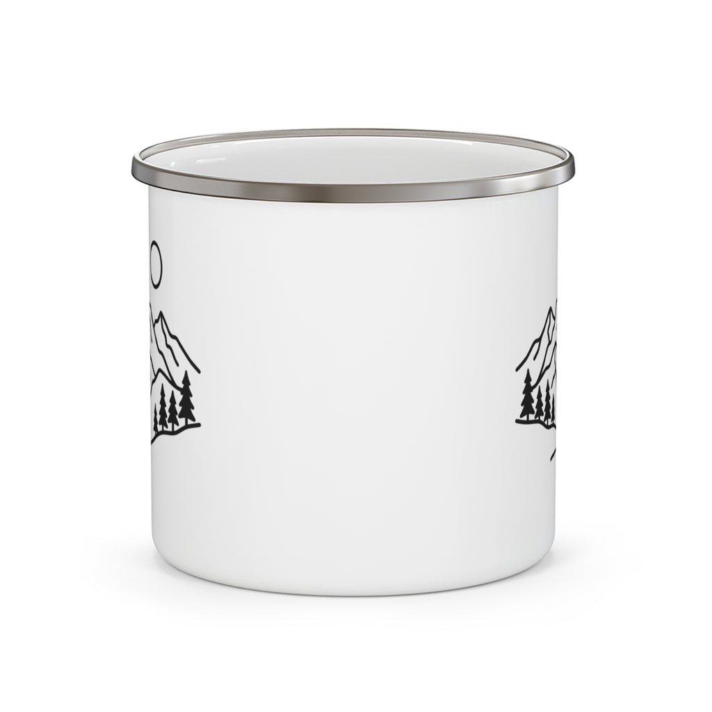 Mountain Enamel Camping Mug