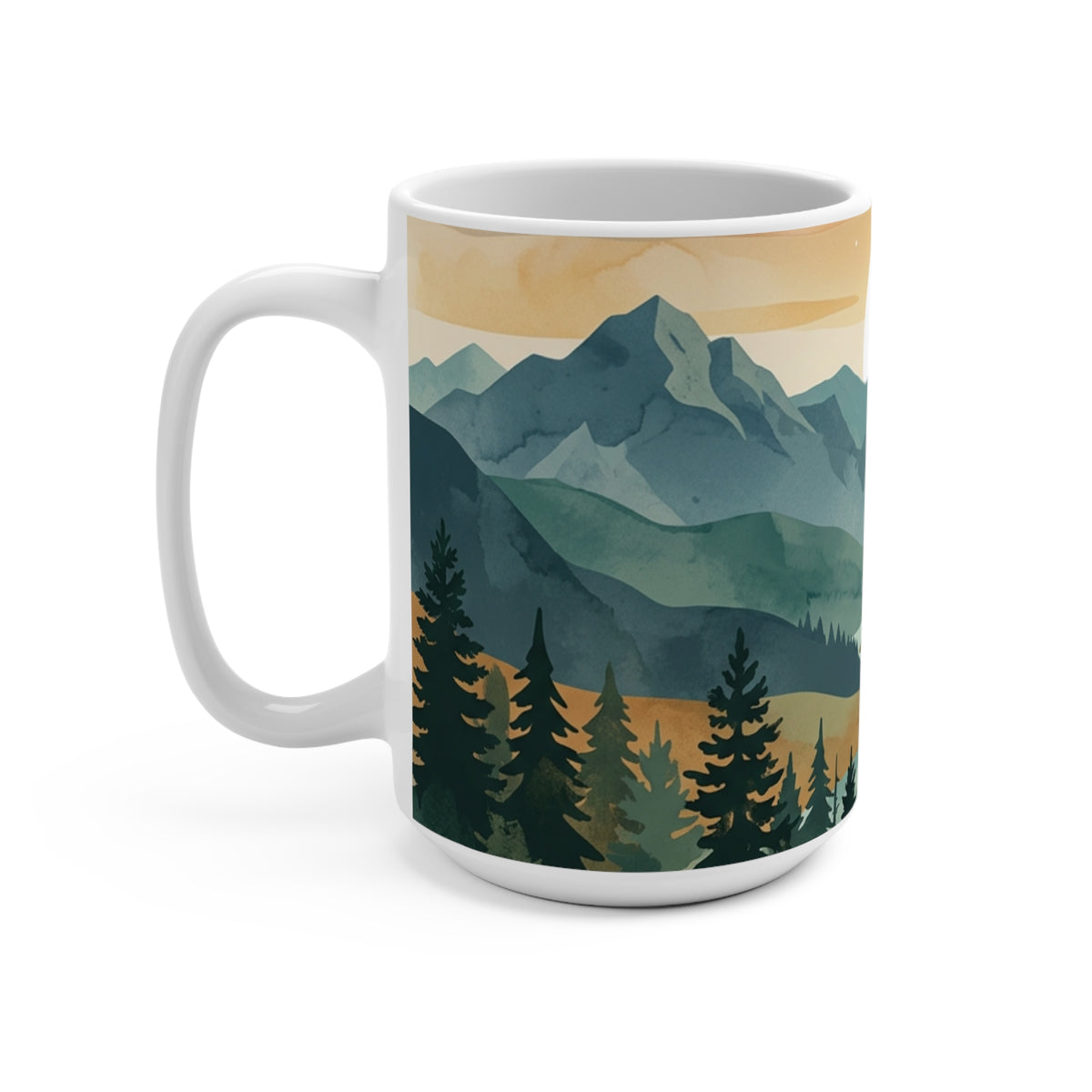 Mountain Sunrise 15 oz Ceramic Mug