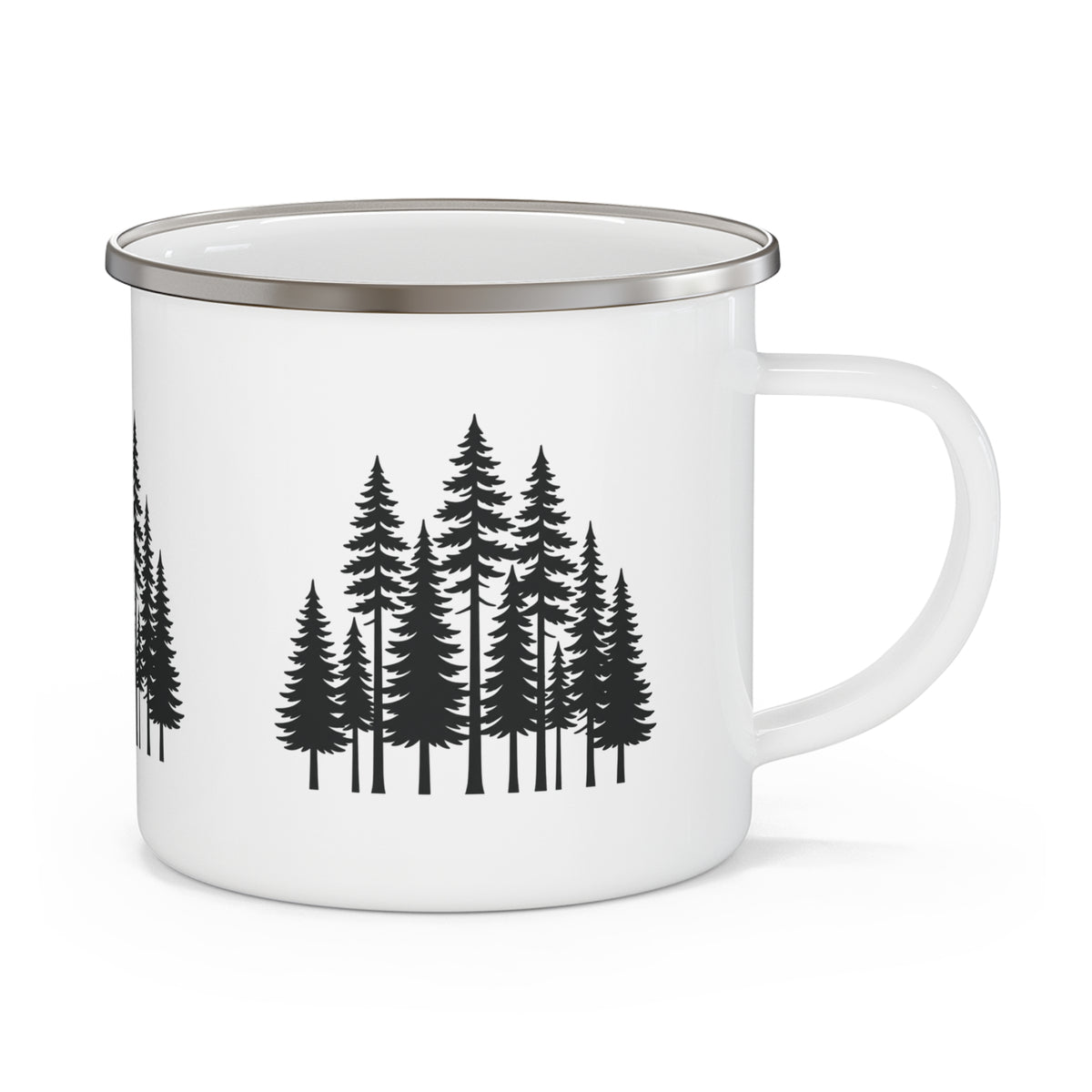 Black Pine Enamel Camping Mug