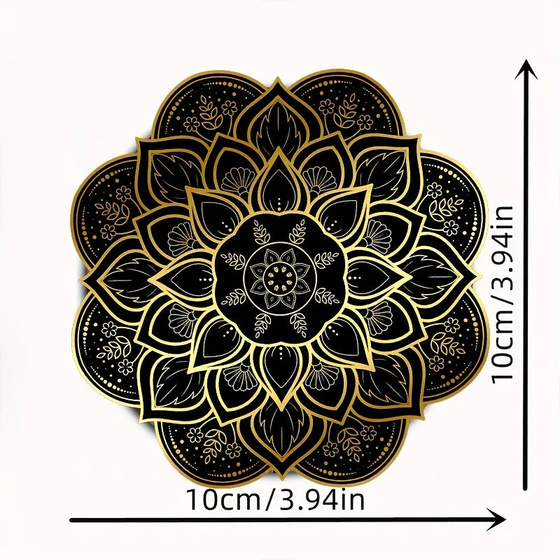 Mandala Wooden Coaster Set