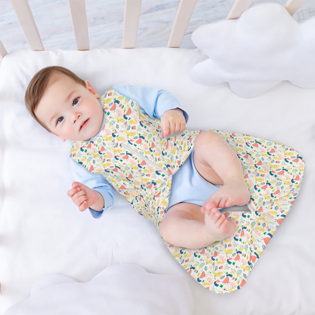 Sleeveless Baby Sleep Sack-Animal Print