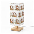 Large Square Table Lamp- Woodland
